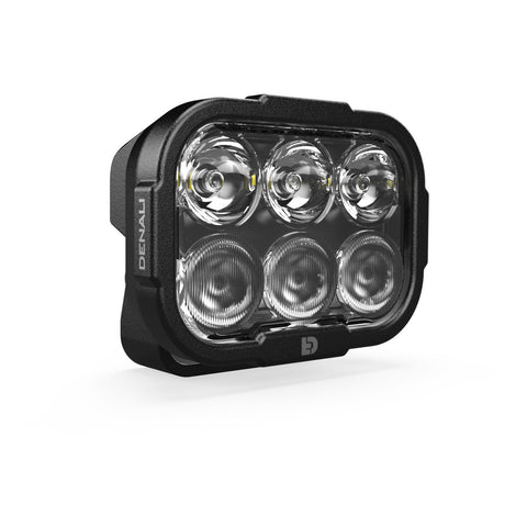 Denali DL6 Driving Light 6-LED Elliptical Hybrid Beam (Pair)