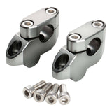 Zeta Bar Rise Kit Offset: 20mm Height: 26mm 22.2mm Bar - Ti-Colour