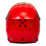 FLY Racing Kinetic Menace Helmet - Red / Black / Yellow