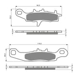 GOLDfren Brake Pads - K5 Off-Road Racing