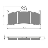 GOLDfren Brake Pads - K5 Off-Road Racing