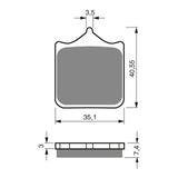 GOLDfren Brake Pads - S3 Sintered Sports