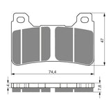GOLDfren Brake Pads - GPR