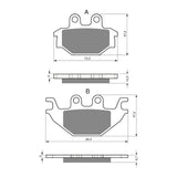 GOLDfren Brake Pads - K5 Off-Road Racing