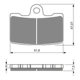 GOLDfren Brake Pads - S3 Sintered Sports