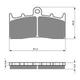 GOLDfren Brake Pads - S3 Sintered Sports