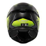 LS2 FF808 Stream II Fury - Black / Hi-Vis Yellow 06