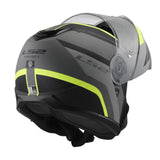 LS2 FF908 Strobe II Monza Flip Front Helmets - Matte Black / Hi-Vis Yellow 06