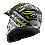 LS2 MX437 Fast Evo Verve Helmet - Black / White