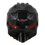 LS2 MX702 Pioneer II Crazy - Black / Grey / Red 06