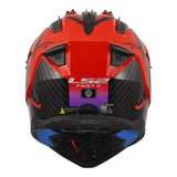 LS2 MX708 Fast II Wash Helmet - Red / Black / Blue
