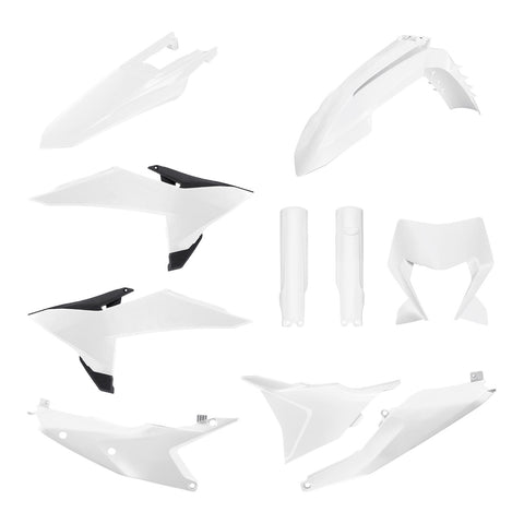 Polisport Full Plastic Kit - KTM EXC / EXC-F / XC-W / XC-FW ('26) - White