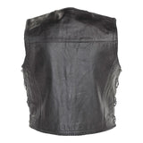 Richa Gilet Sadic Leather Vest with Laces - Black