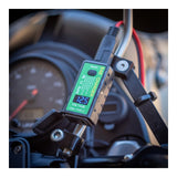 Motoplug SAE to USB with Voltmeter - 1 x USB-A & 1 x USB-C