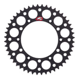 Renthal Sprocket Rear Black 48T Alloy 7075 T6 Grooved