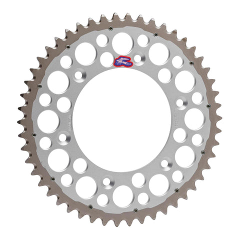 Renthal Sprocket Twinring Silver 51T Bi-Metal Grooved Packaged