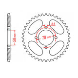Sprocket Kit Suzuki GN125 - 428KRO 14/50