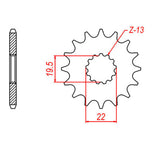 Sprocket Kit Suzuki ATV LT160 - 520XRE 11/39