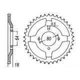 Sprocket Kit Yamaha AG100 - 428H 14/51