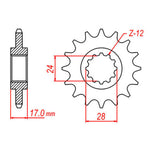 Sprocket Kit Honda CBR600 '97/'98 - 525XRE 15/43