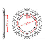 Sprocket Kit Honda CBR1000RR '06-'11 (recommended) - 530ZXW 16/42