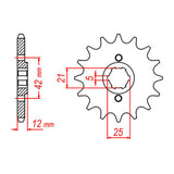 Sprocket Kit Yamaha XJ600 '84-'90 - 530XRE 16/44