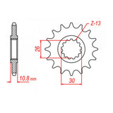 Sprocket Kit Yamaha YZF-R1 '98-'03 Gold (recommended) - GB530ZXW 16/43