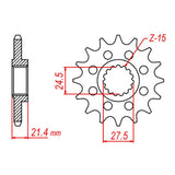 MTX 37600 Steel Front Sprocket #525
