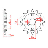 MTX 290 Steel Front Sprocket #525