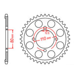 MTX 284 Steel Rear Sprocket #530