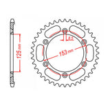 MTX 1258 Steel Rear Sprocket #428