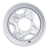 Whites ATV/UTV Steel Rim 14x6 Polaris Front 4/156 +40.2 - Silver