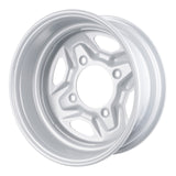 Whites ATV/UTV Steel Rim 14x6 Polaris Front 4/156 +40.2 - Silver