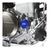 Zeta Oil Filter Cover - Assorted Yamaha Models - Blue