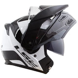LS2 FF324 Metro Flip Front Helmet White/Black size S -clearance