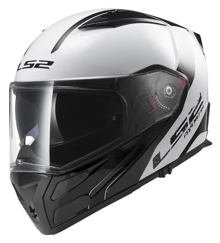 LS2 FF324 Metro Flip Front Helmet White/Black size S -clearance